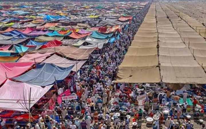জোড় ইজতেমায় মুসল্লিদের ব্যাপক সমাগম, একজনের মৃত্যু